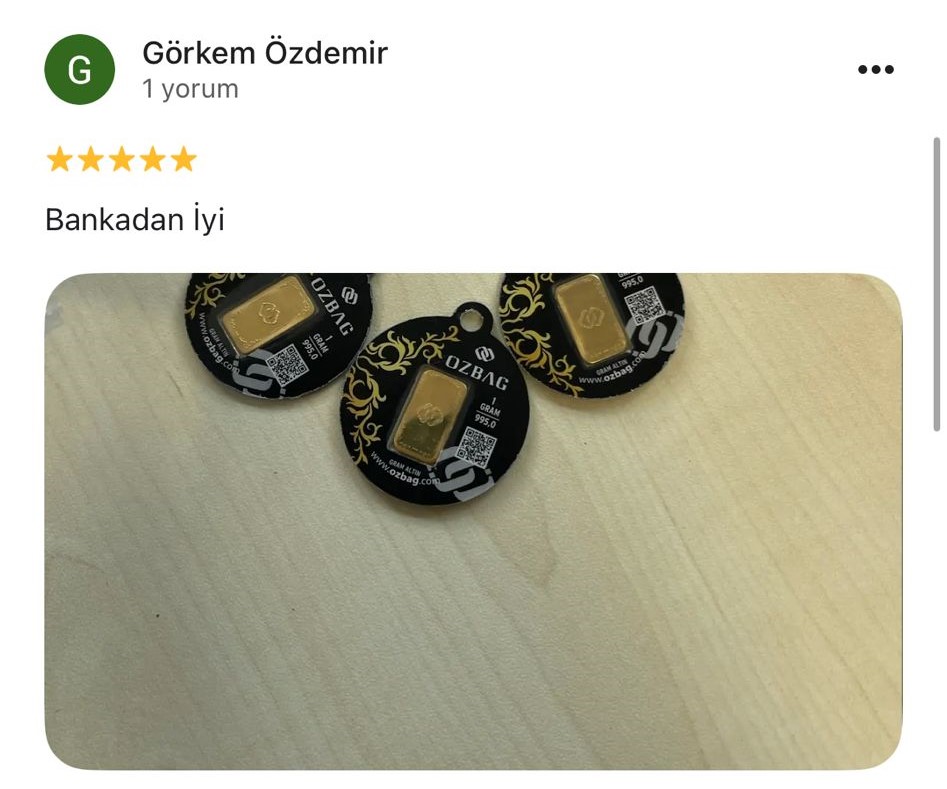 Google yorum görseli - Görkem Özdemir