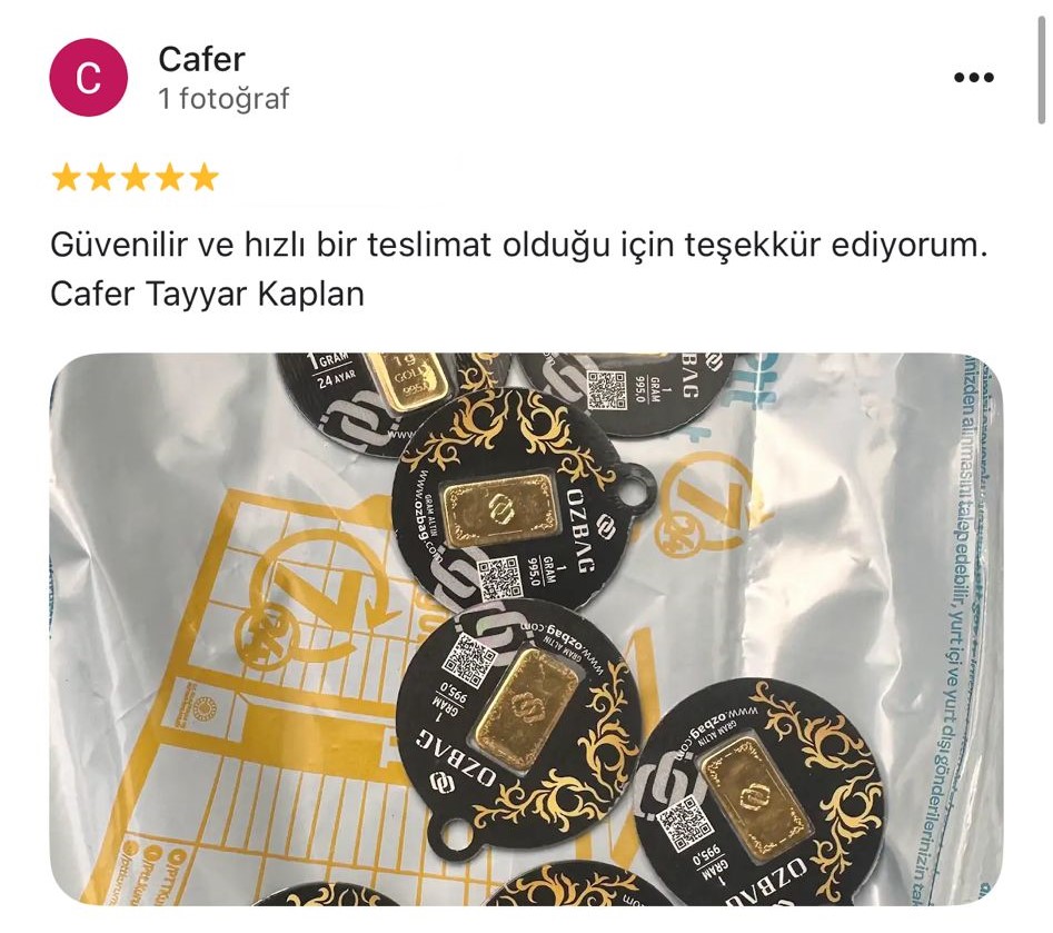 Google yorum görseli - Cafer