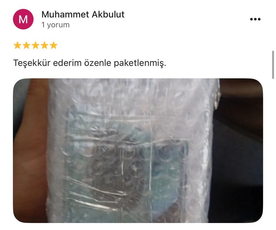 Google yorum görseli - Muhammet Akbulut