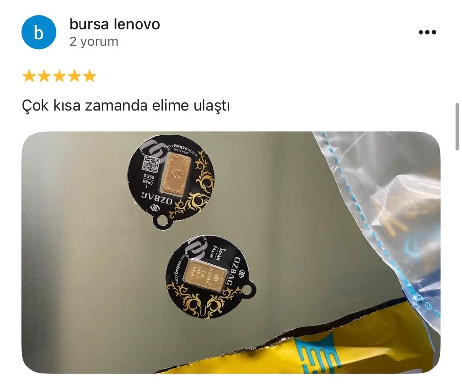 Google yorum görseli - bursa lenovo