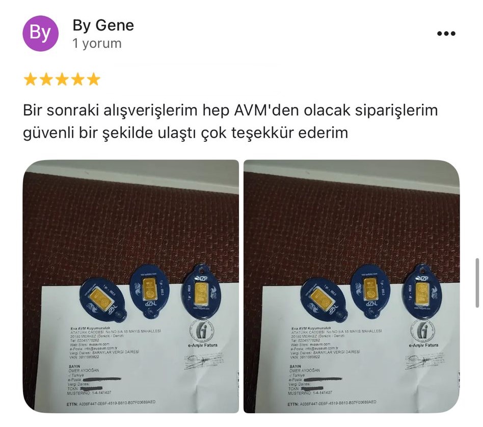 Google yorum görseli - By Gene