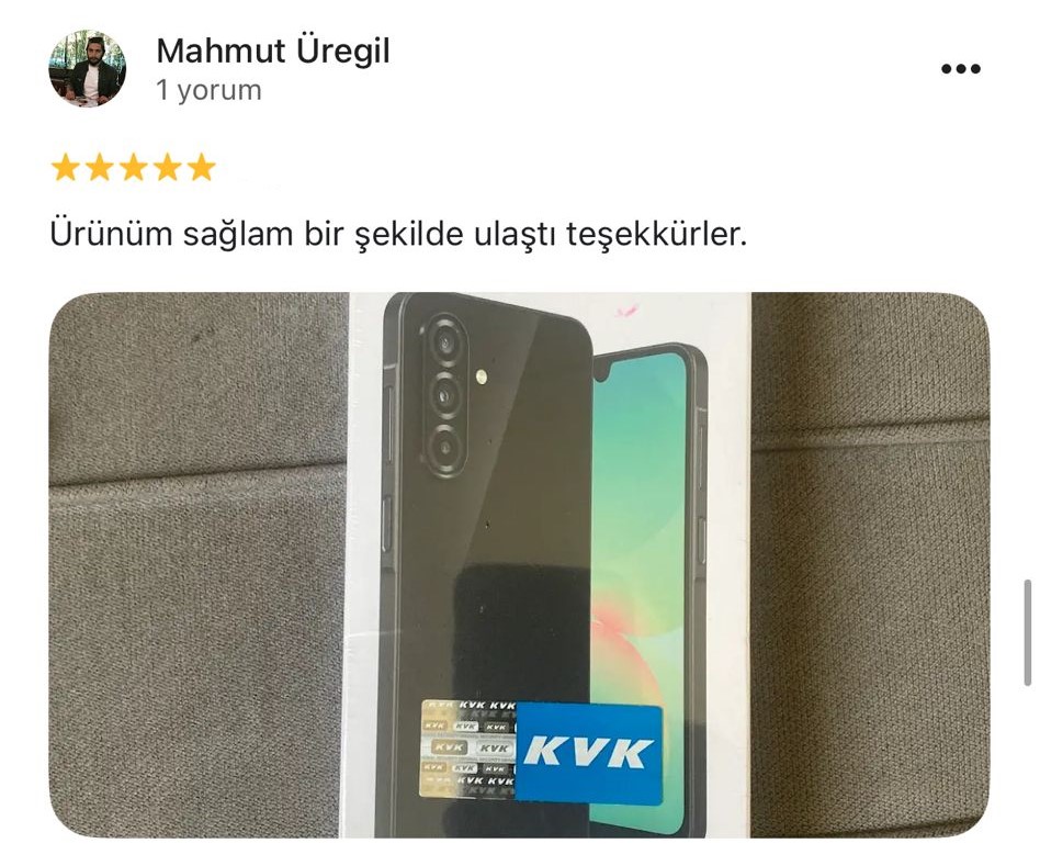 Google yorum görseli - Mahmut Üregil
