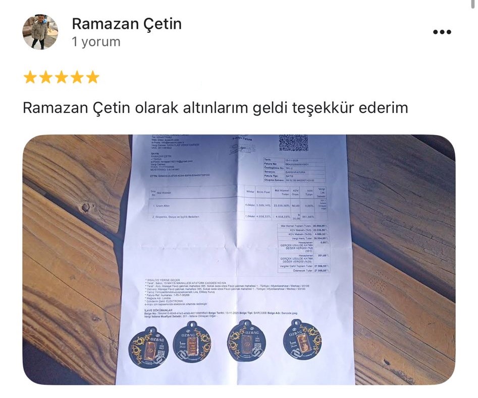 Google yorum görseli - Ramazan Çetin