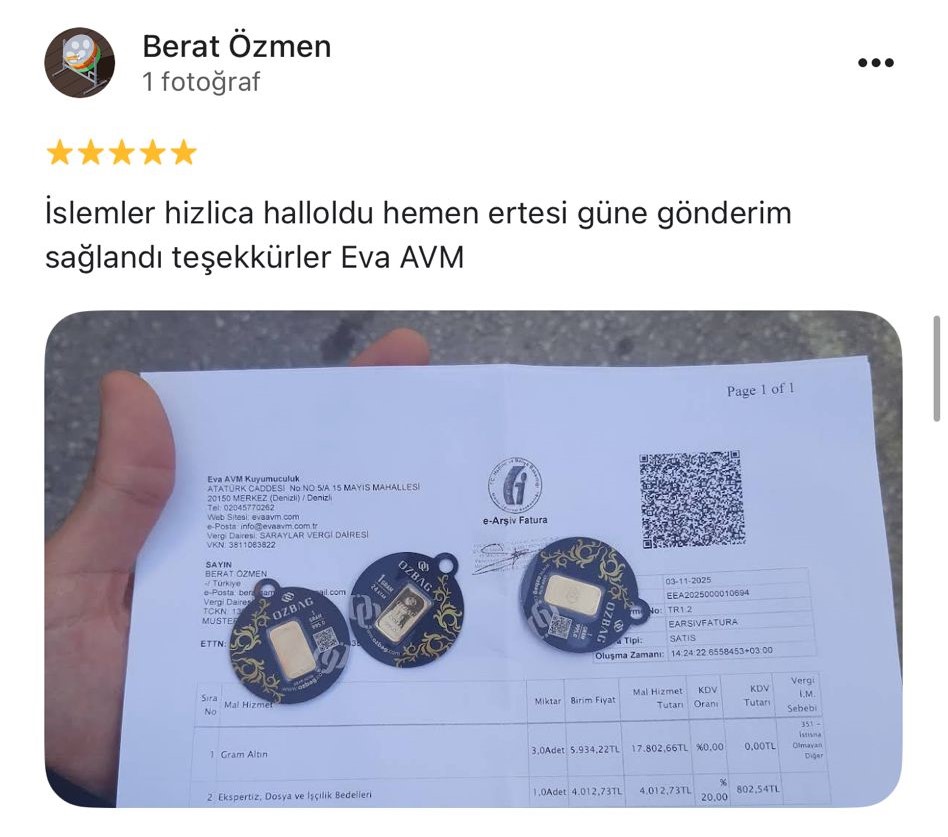 Google yorum görseli - Berat Özmen