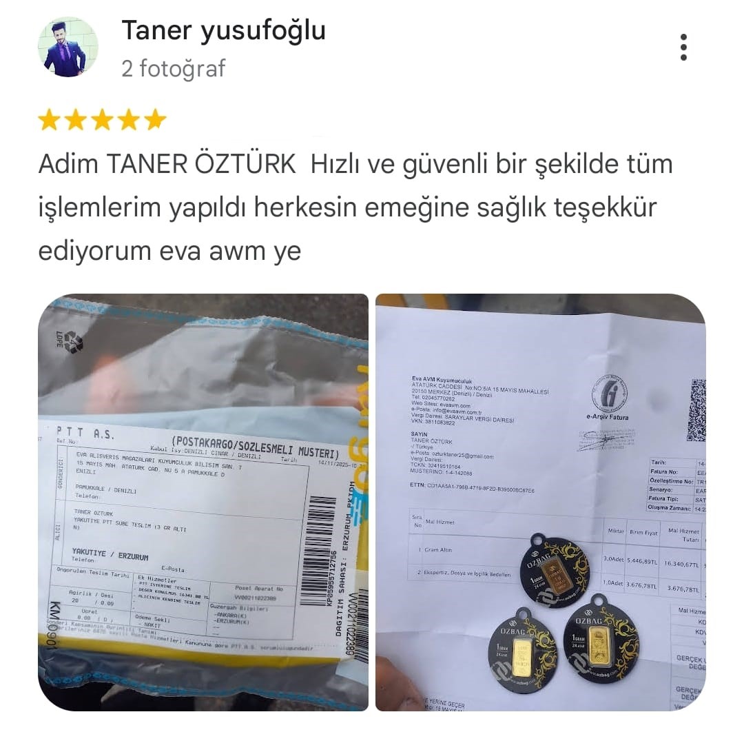 Google yorum görseli - Taner Yusufoğlu