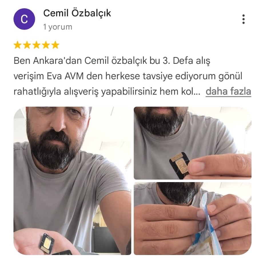 Google yorum görseli - Cemil Özbalçık