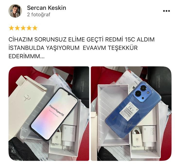 Google yorum görseli - Sercan Keskin