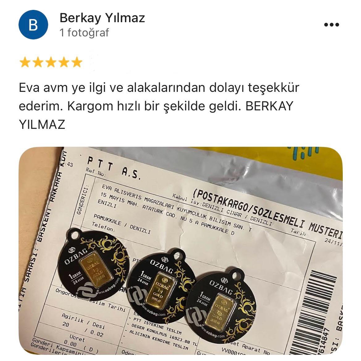 Google yorum görseli - BERKAY YILMAZ