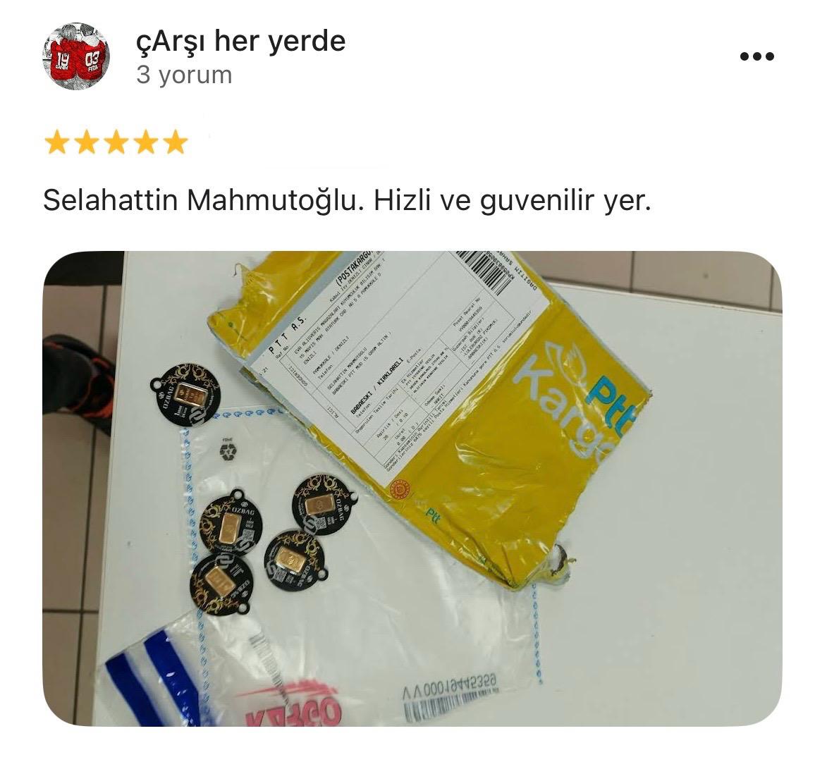 Google yorum görseli - Selahattin Mahmutoğlu