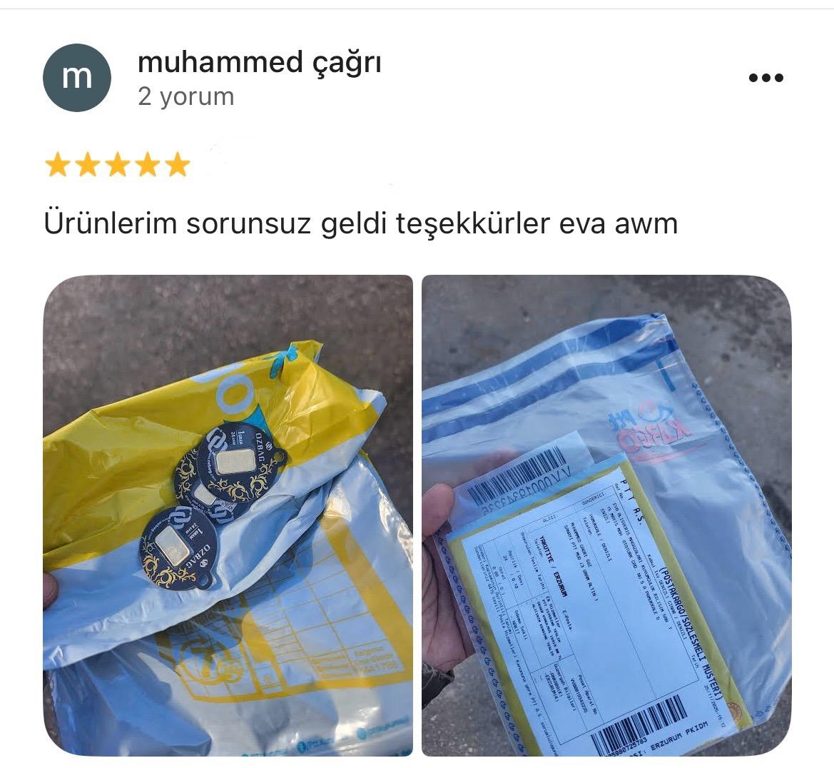 Google yorum görseli - muhammed çağrı