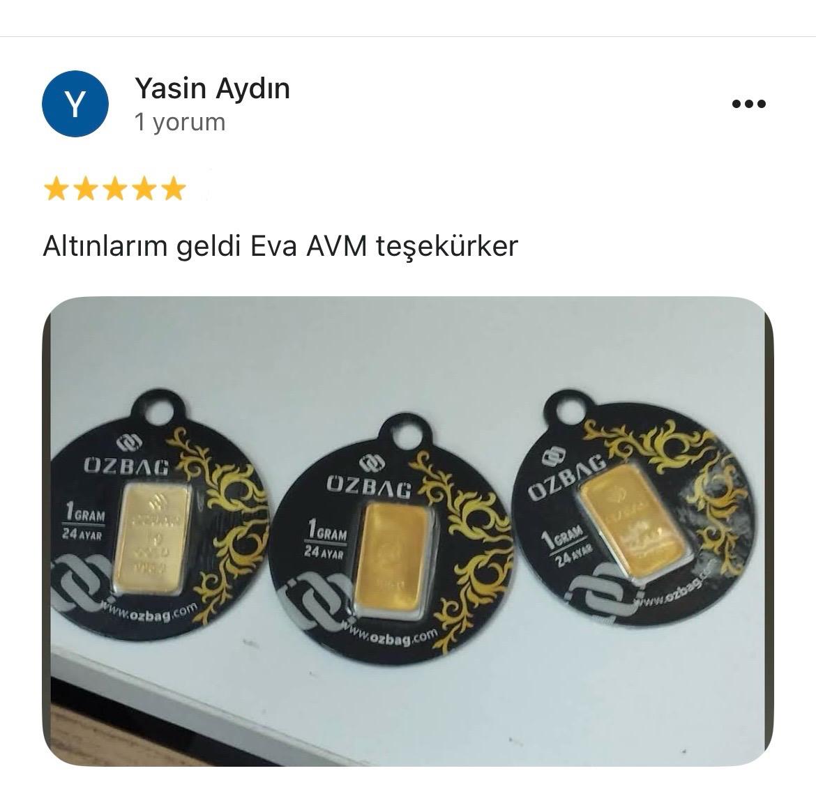 Google yorum görseli - Yasin Aydın