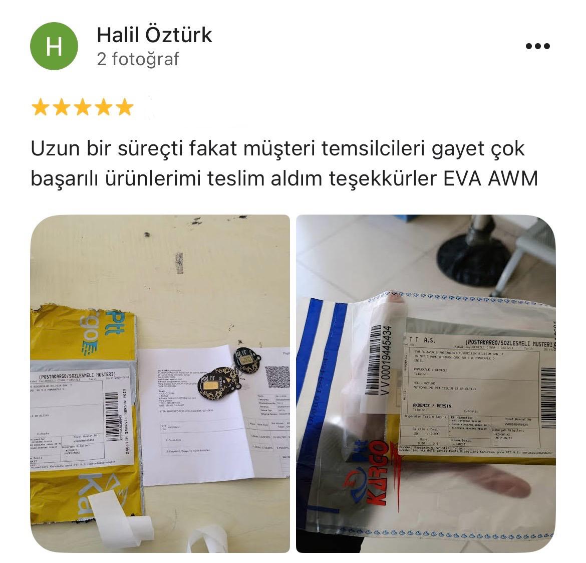 Google yorum görseli - Halil Öztürk 
