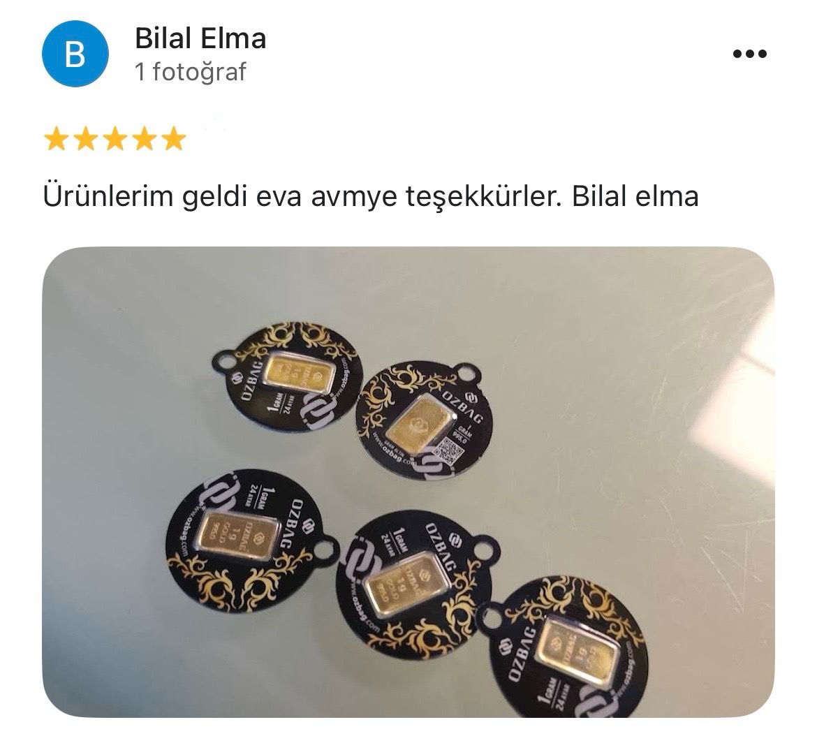 Google yorum görseli - Bilal elma