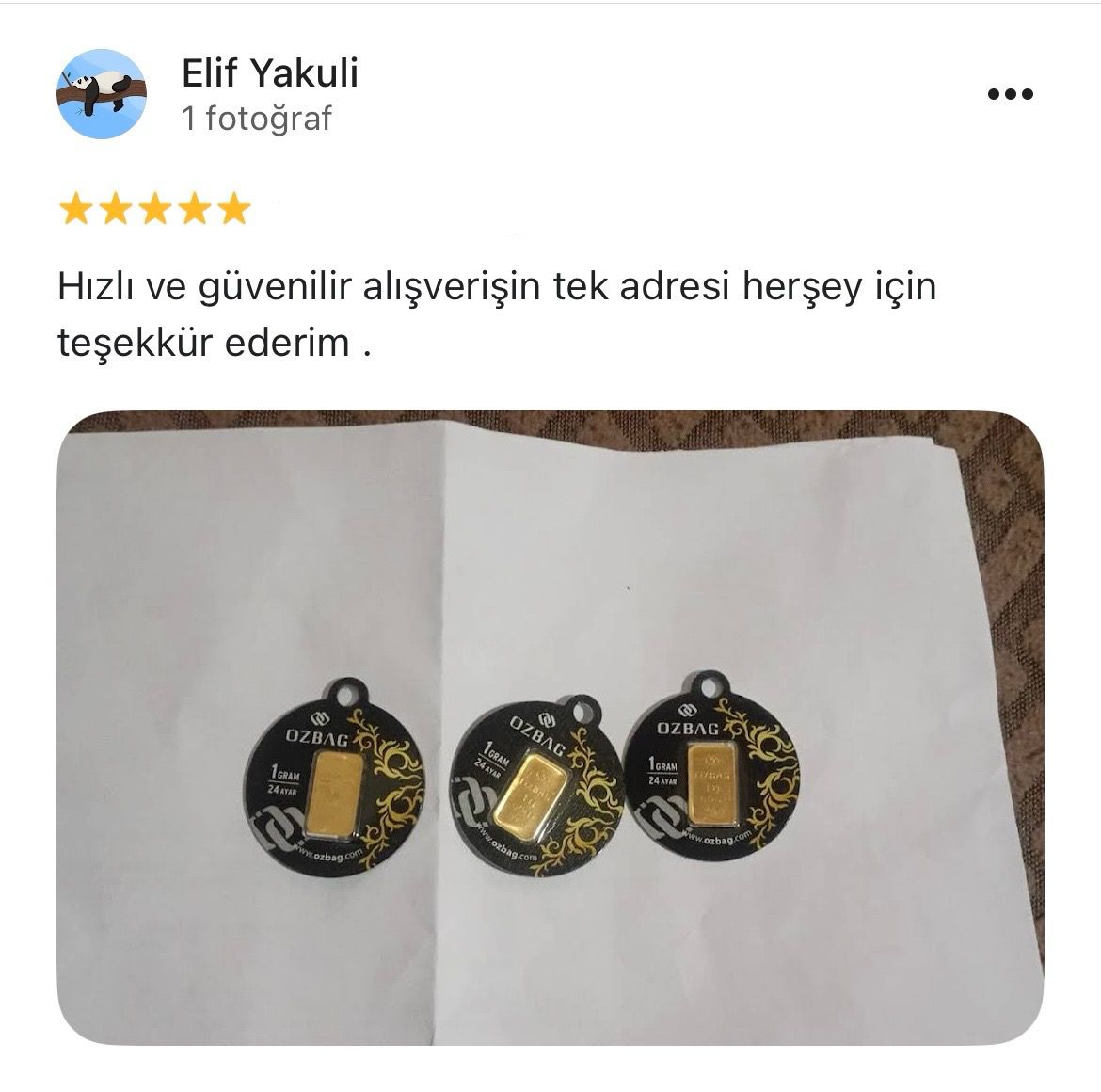 Google yorum görseli - Elif yakuli
