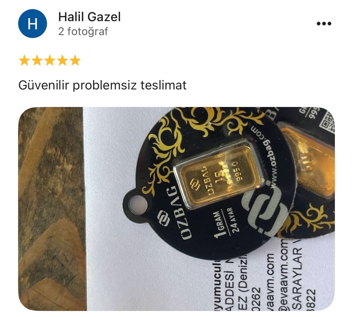 Google yorum görseli - Halil Gazel