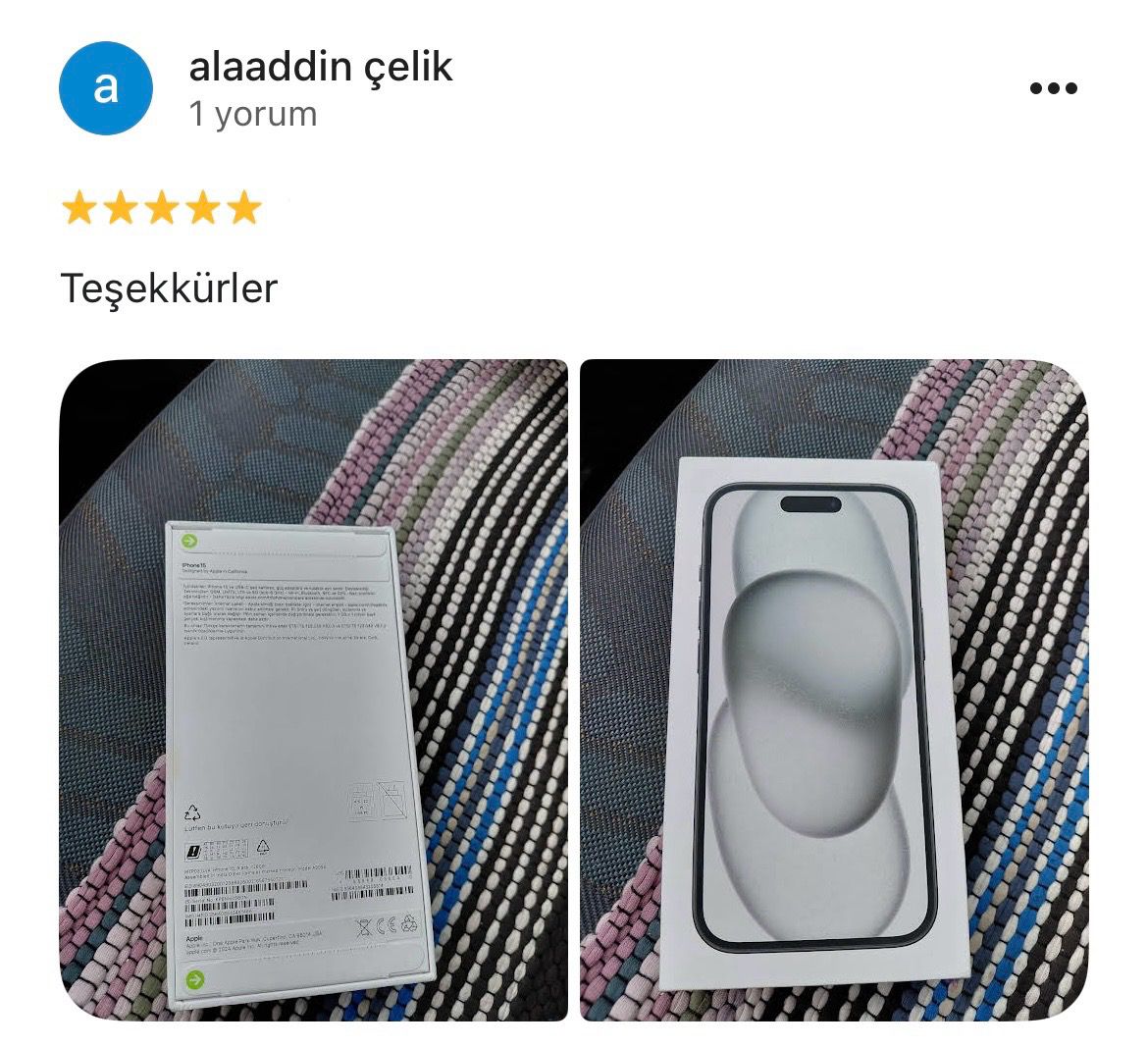 Google yorum görseli - Alaaddin çelik 