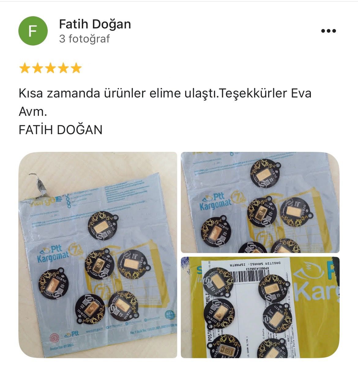 Google yorum görseli - FATİH DOĞAN