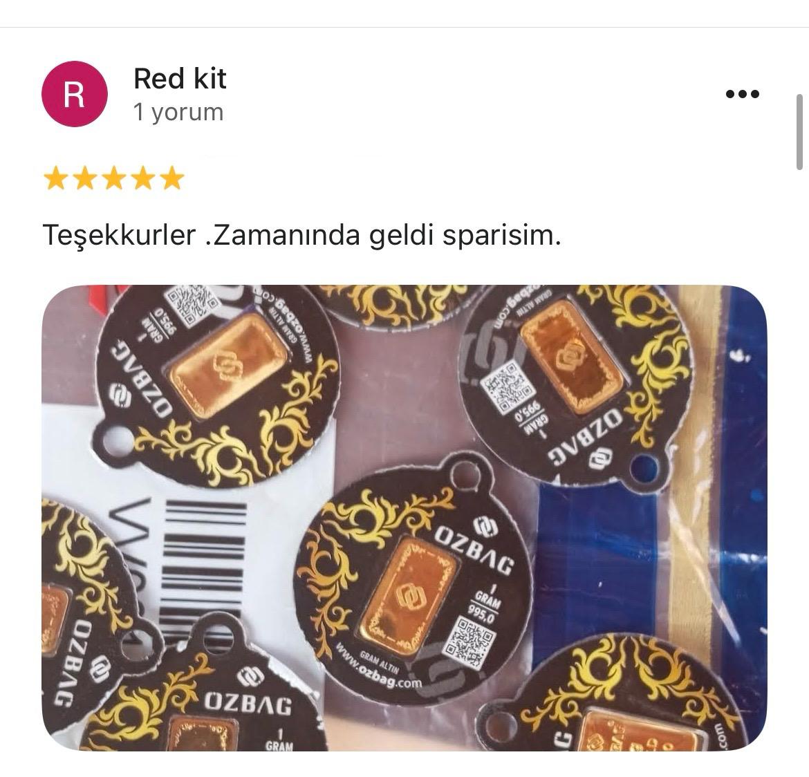 Google yorum görseli - Red kit