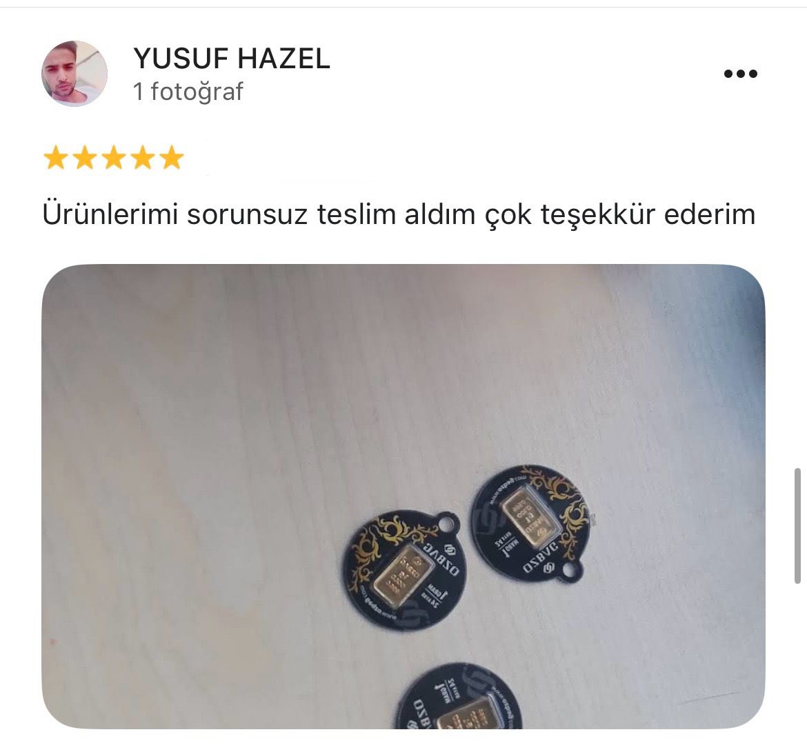 Google yorum görseli - YUSUF HAZEL