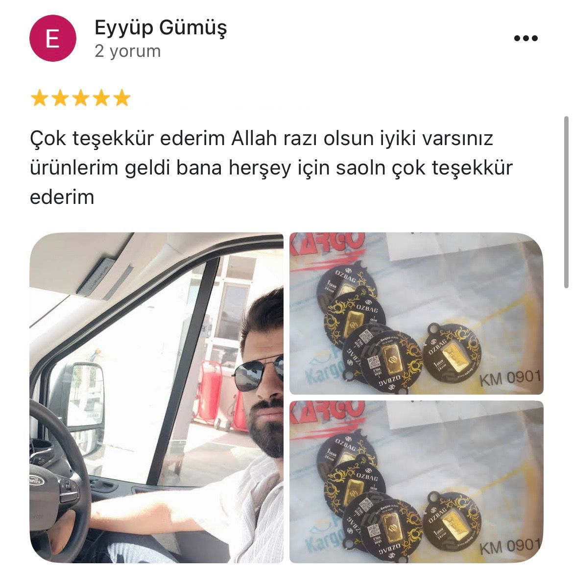 Google yorum görseli - Eyyüp Gümüş