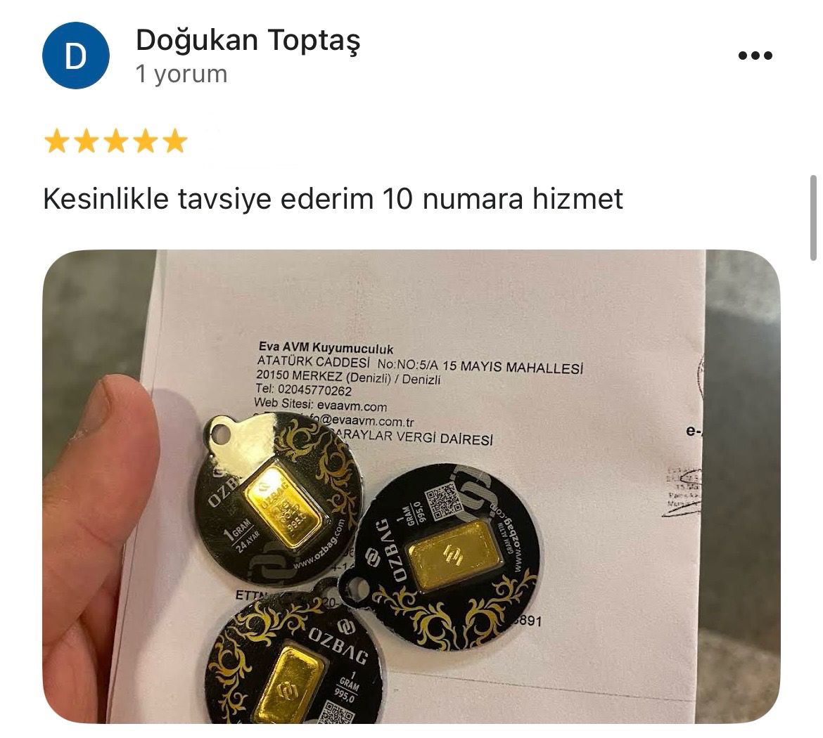 Google yorum görseli - Doğukan Toptaş