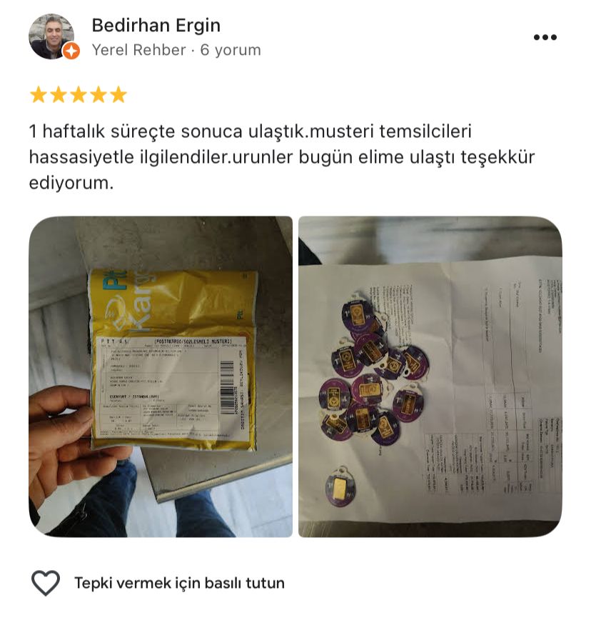 Google yorum görseli - Bedirhan Ergin