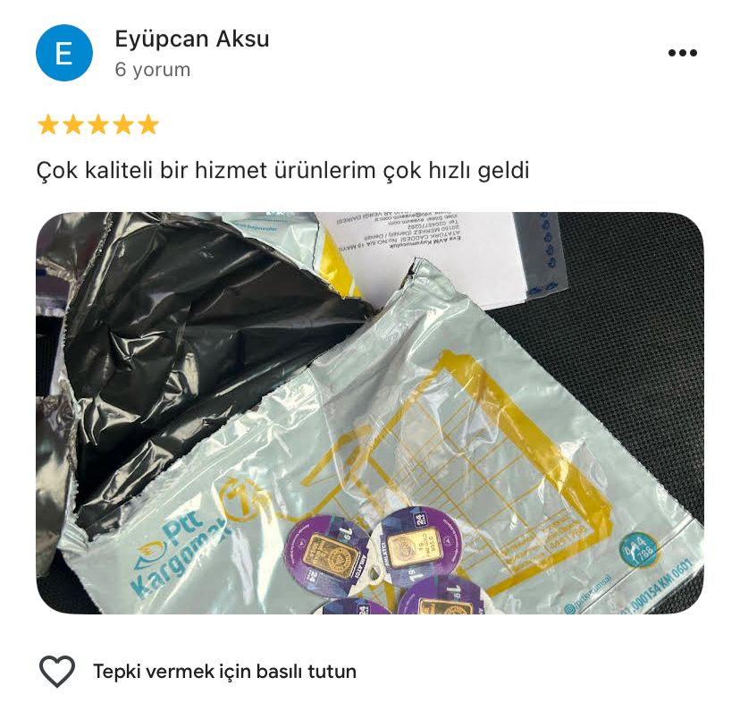 Google yorum görseli - Eyüpcan Aksu