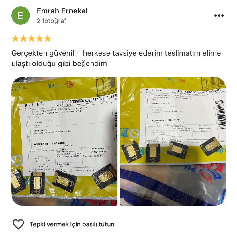 Google yorum görseli - Emrah Ernekal