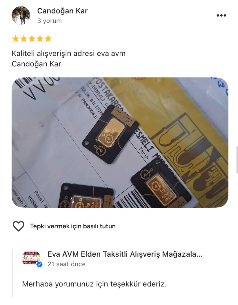 Google yorum görseli - Candoğan Kar