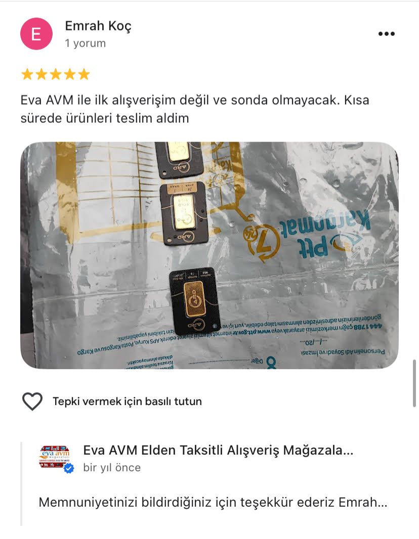 Google yorum görseli - Emrah Koç