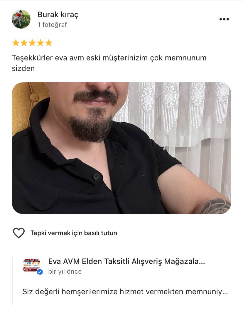Google yorum görseli - Burak kıraç