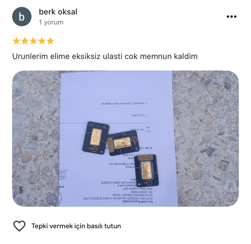 Google yorum görseli - berk oksal