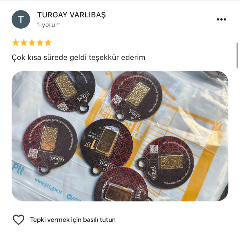 Google yorum görseli - TURGAY VARLIBAŞ