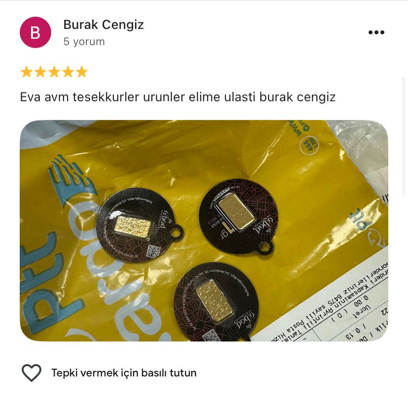 Google yorum görseli - Burak Cengiz