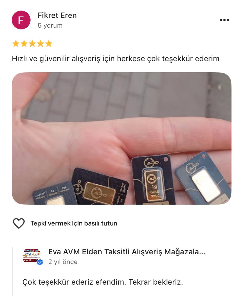 Google yorum görseli - Fikret Eren 