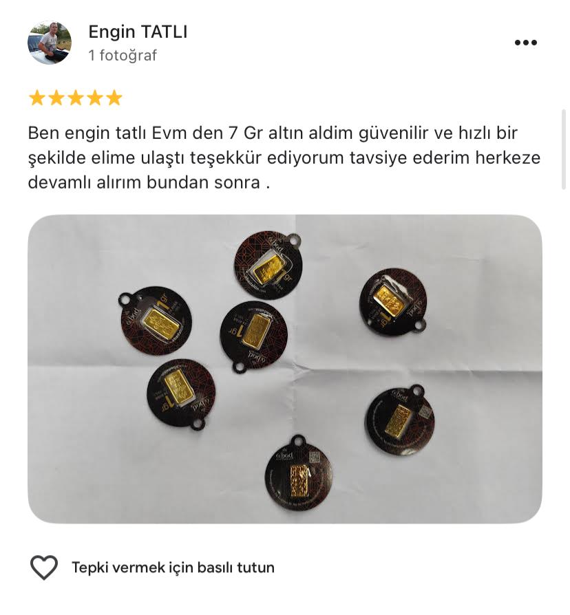 Google yorum görseli - Engin TATLI