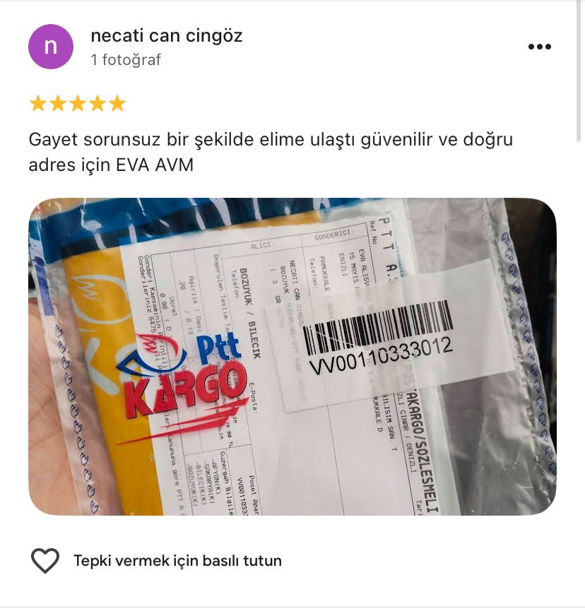 Google yorum görseli - necati can cingöz