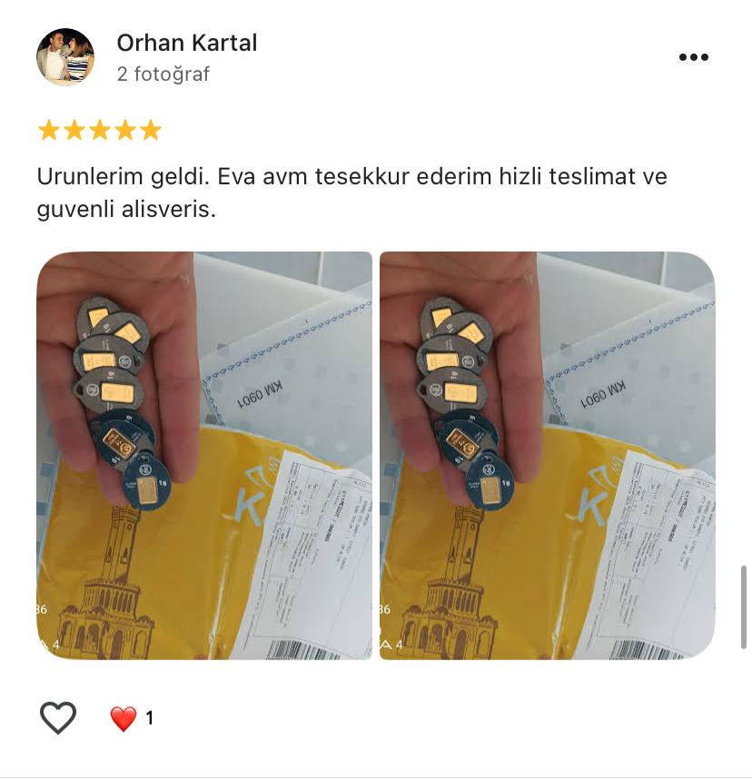 Google yorum görseli -  Orhan Kartal