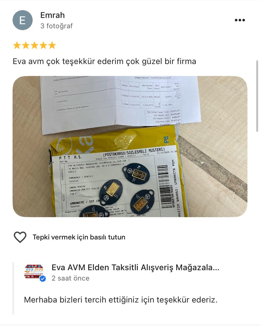 Google yorum görseli - Emrah