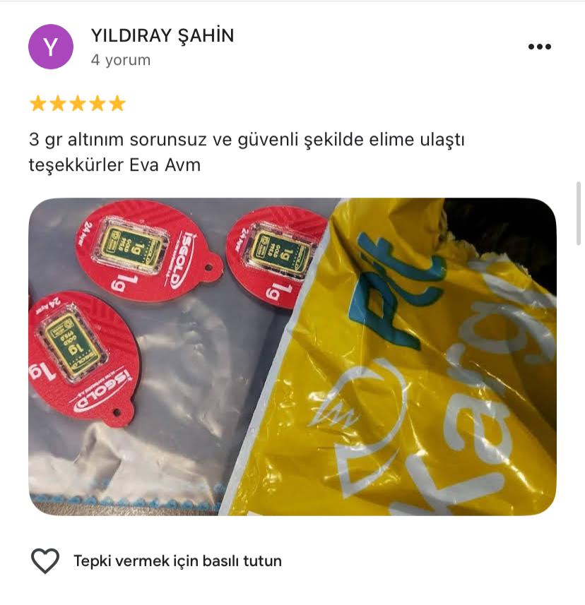 Google yorum görseli - YILDIRAY ŞAHİN