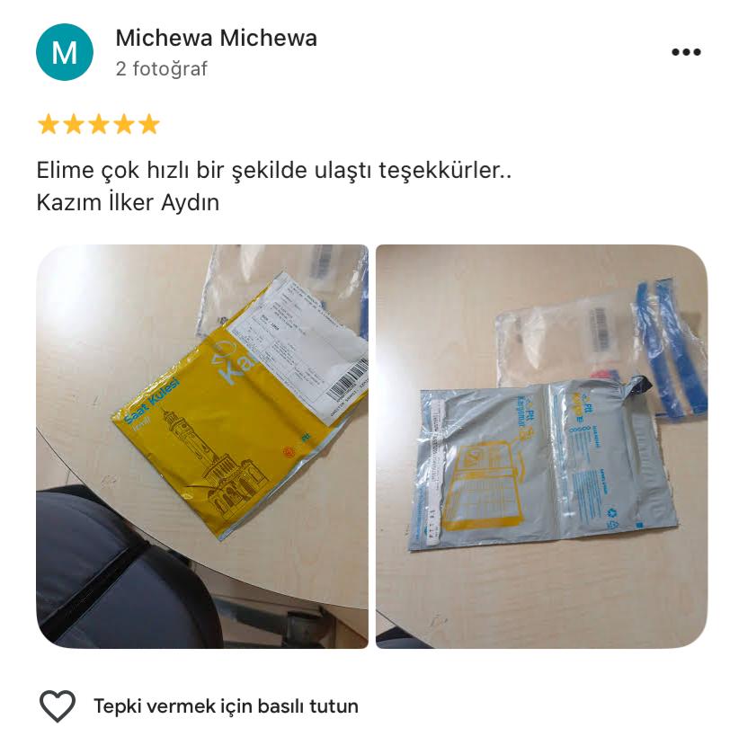 Google yorum görseli - Michewa Michewa