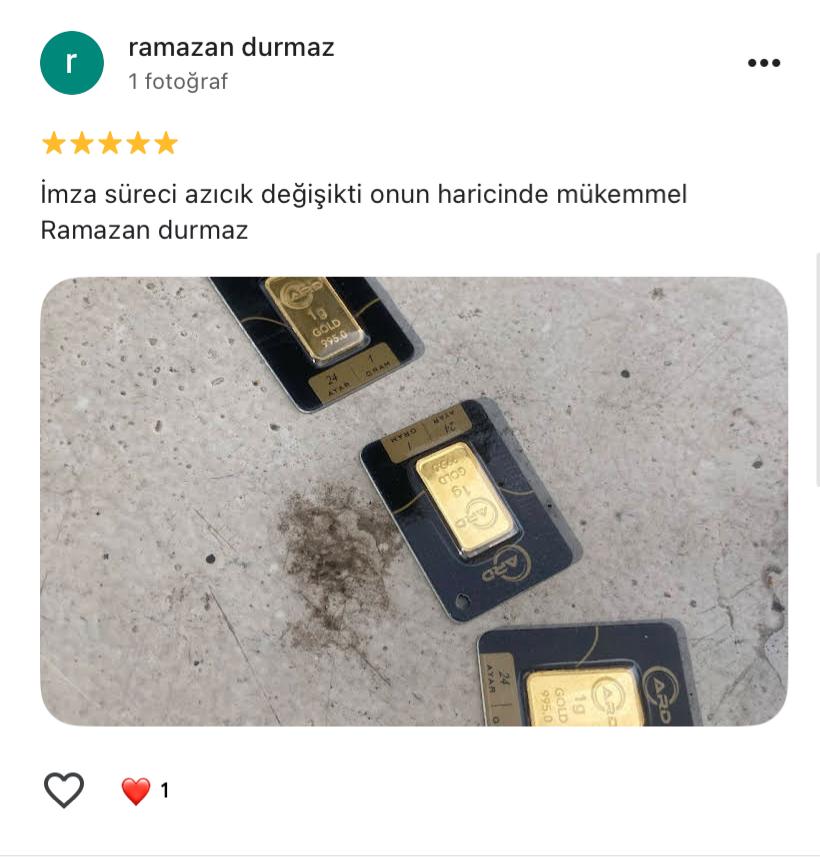 Google yorum görseli - ramazan durmaz