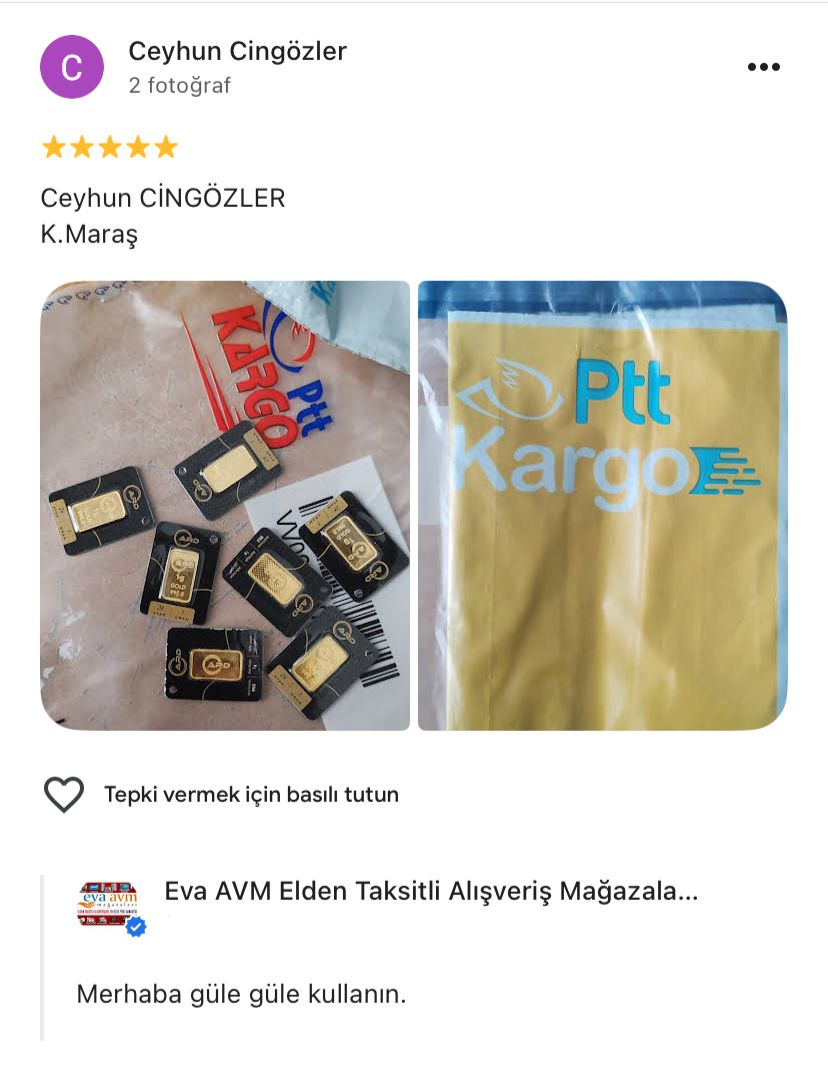 Google yorum görseli - Ceyhun Cingözler