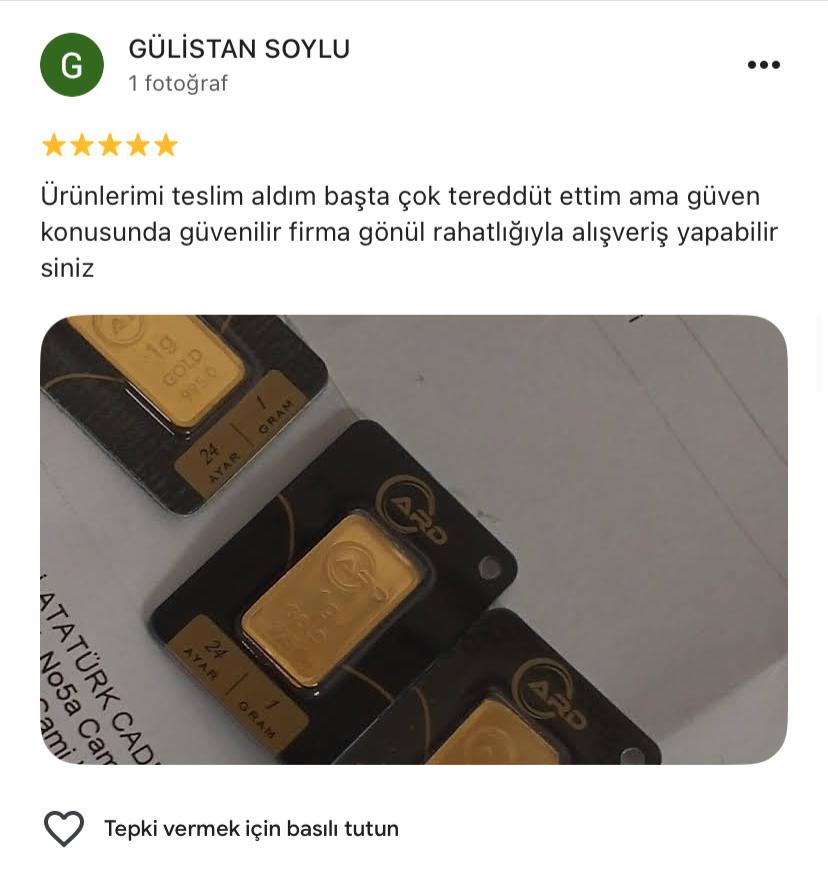 Google yorum görseli - GÜLİSTAN SOYLU
