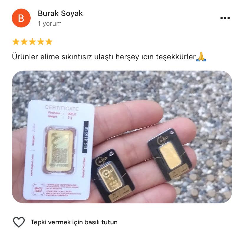 Google yorum görseli - Burak Soyak