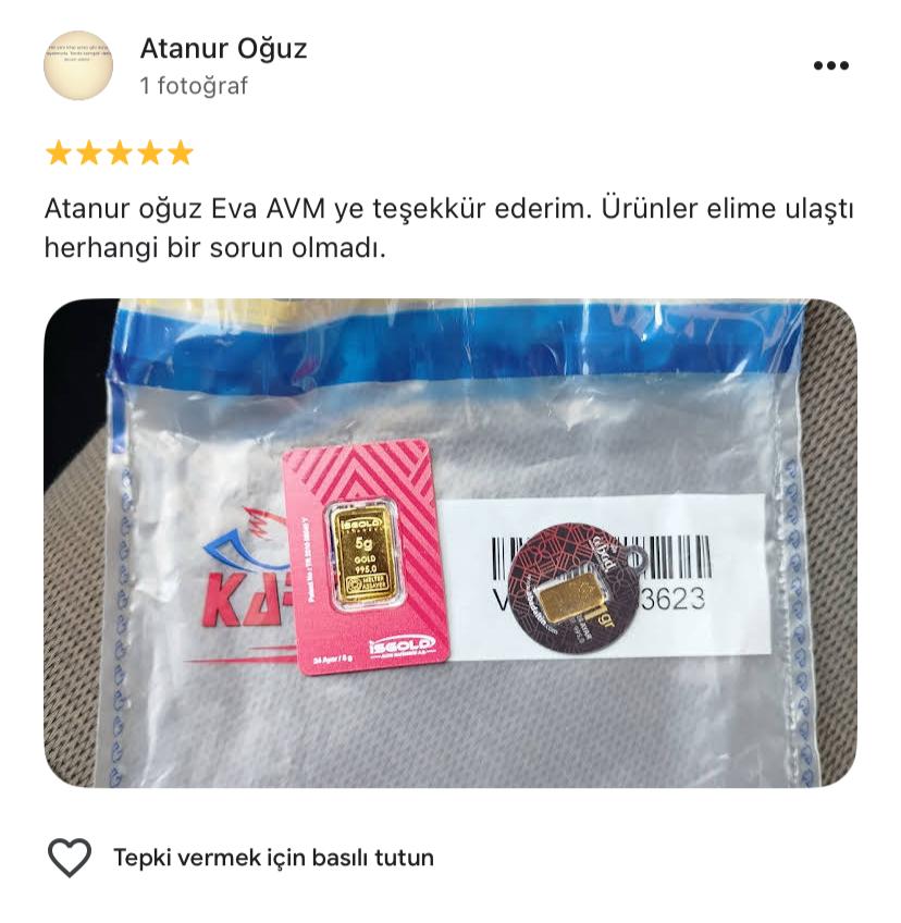 Google yorum görseli - Atanur Oğuz