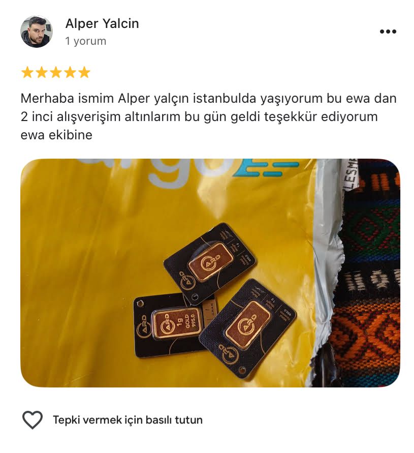 Google yorum görseli - Alper Yalcin