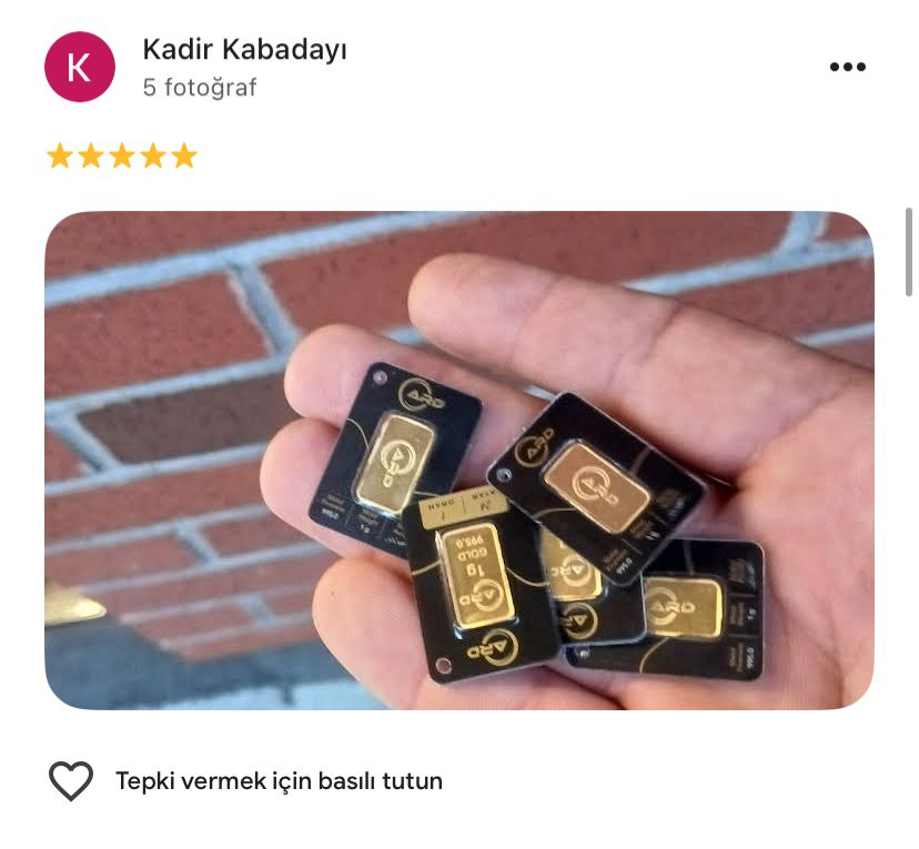 Google yorum görseli -    Kadir Kabadayı