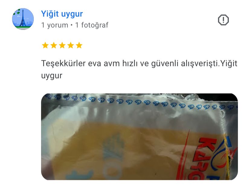 Google yorum görseli - Yiğit uygur