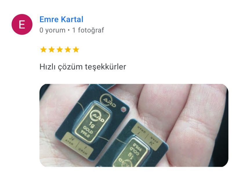 Google yorum görseli - Emre Kartal